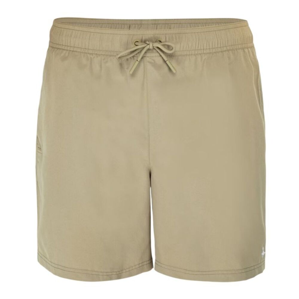 Jack Wills Mens Embroidered Logo Mid Length Swim Shorts / Light Green